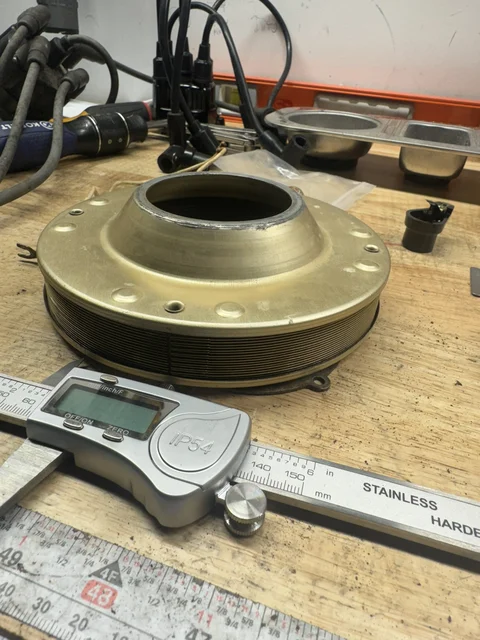Spark Arrester.. I'll paint this, as there isn't a suitable replacement that will fit under the doghouse, unfortunately 