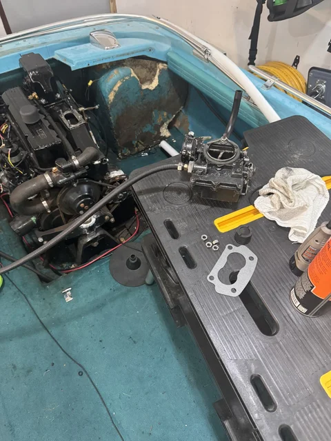 Rebuilt carb install.