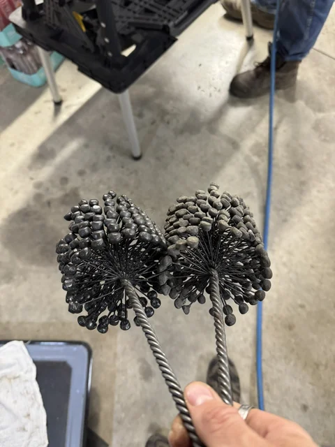 Dingleberries!  That’s what Jim calls them. They clean the cylinders. Cool process to watch