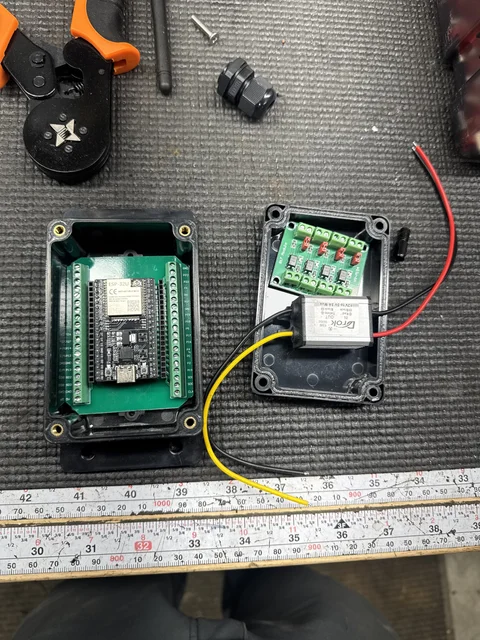 Tractor computer job-box... water/dust proof enclosure.