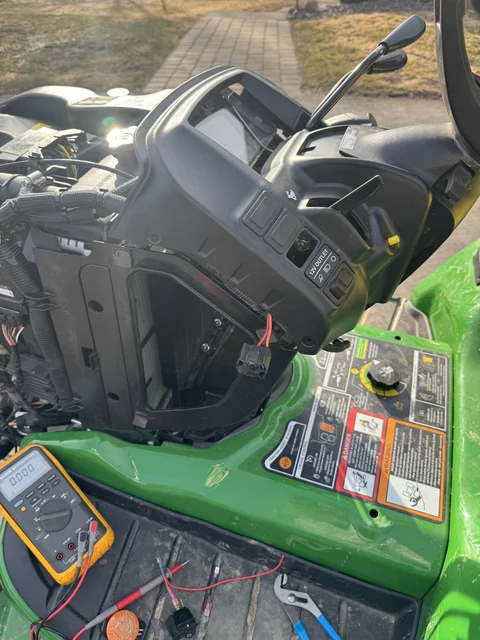 Stealing power for the tractor computer