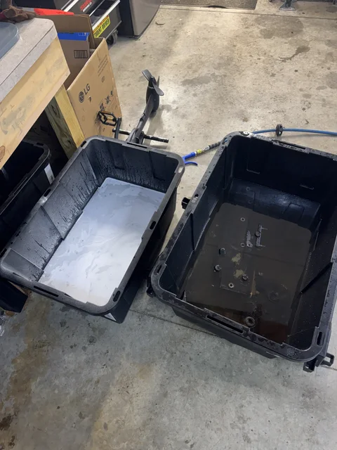 Vinegar bath for the manifold. For hours. Then a baking soda bath to stop the process