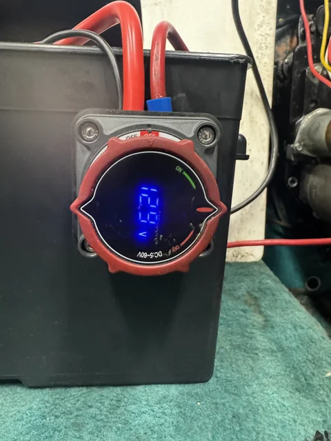 Master battery cut out switch, mocked up for testing.