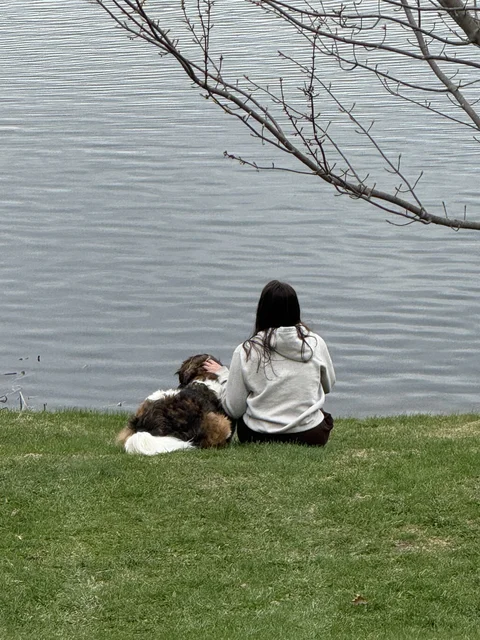 A little alone time before heading back to college