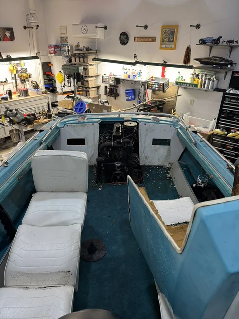 Starting to pull the interior