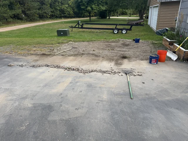 I have been moving rocks all summer. I’m over it. After this, everything freezes where it’s at until spring. 