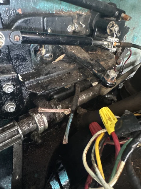 Trim limit switch... I'll have to tear apart the sterndrive to replace this