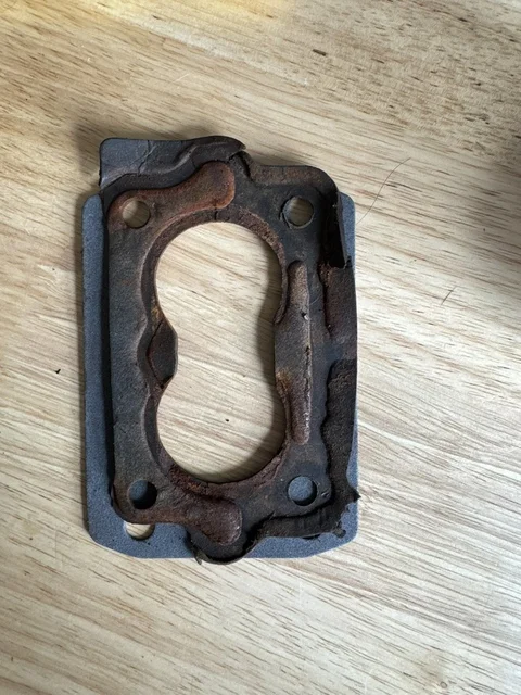 The carb gaskets/etc were hard to source.  The bolt pattern on the stock Rochester 2 carb is rare.  We'll build  a plate for Nitrous, and a 